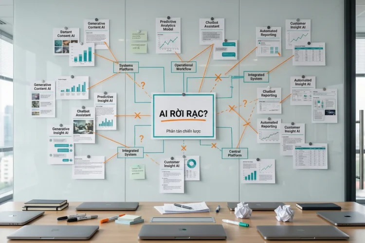 Không gian lập kế hoạch cho thấy nhiều công cụ AI và quy trình rời rạc chưa tạo thành hệ thống hiệu quả