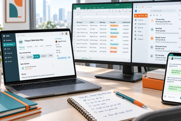 Dữ liệu khách hàng nằm rải rác trên CRM, Excel, email và tin nhắn